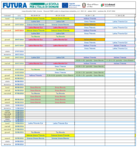 25-07-2024 calendario corsi estivi PNRR 2024