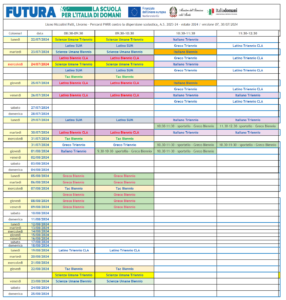 Calendario - 30 luglio 2024